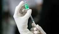 FILE PHOTO: A health official draws a dose of AstraZeneca's COVID-19 vaccine manufactured by the Serum Institute of India, at Infectious Diseases Hospital in Colombo, Sri Lanka January 29, 2021. REUTERS/Dinuka Liyanawatte