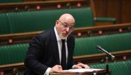 British Vaccine Deployment Minister Nadhim Zahawi speaks at the House of Commons in London, Britain February 4, 2021. ?UK Parliament/Jessica Taylor/Handout via REUTERS