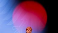 German Chancellor Angela Merkel attends a news conference after a meeting with state leaders to discuss options beyond the end of the pandemic lockdown, amid the outbreak of the coronavirus disease (COVID-19), in Berlin, Germany, March 3, 2021. Markus Sch