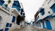 FILE PHOTO: A general view shows a empty street in Sidi Bou Said, an attractive tourist destination, as the country extended the lockdown by two weeks to contain the spread of the coronavirus disease (COVID-19) in Tunis, Tunisia April 1, 2020. REUTERS/Zou