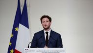 File photo: French Junior Minister for European Affairs Clement Beaune speaks during a press conference to outline France's strategy for the deployment of future COVID-19 vaccines, in Paris as the coronavirus disease outbreak continues in France, December