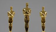 Finished mounted Oscar statuettes are seen at the Polich Tallix foundry in Walden, New York, U.S., January 25, 2018. REUTERS/Shannon Stapleton/File Photo/File Photo