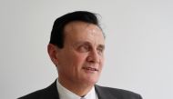 FILE PHOTO: Pascal Soriot, chief executive officer of pharmaceutical company AstraZeneca, attends an interview with Reuters in Shanghai, China November 4, 2019. Picture taken November 4, 2019. REUTERS/Brenda Goh/File Photo
