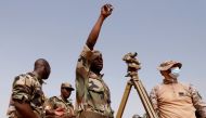 Malian soldiers of the 614th Artillery Battery learn how to calculate the target position on the basis of collected data, during a training session in the camp of Sevare, Mopti region, in Mali March 23, 2021. Reuters/ Paul Lorgerie