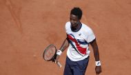 Tennis - French Open - Roland Garros, Paris, France - June 1, 2021 France's Gael Monfils during his first round match against Spain's Albert Ramos Vinolas REUTERS/Benoit Tessier

