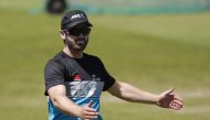 New Zealand's Kane Williamson during training Pool via REUTERS/Andrew Couldridge
 