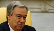 FILE PHOTO: United Nations Secretary General Antonio Guterres. REUTERS/Jonathan Ernst