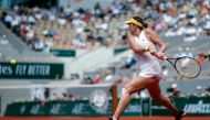 Tennis - French Open - Roland Garros, Paris, France - June 10, 2021 Russia's Anastasia Pavlyuchenkova in action during her semi final match against Slovenia's Tamara Zidansek REUTERS/Gonzalo Fuentes
