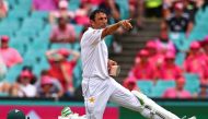 Pakistan's Younis Khan yells to team mates after damaging his bat. Reuters/David Gray/File Photo
 