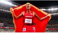 Soufiane Elbakkali of Morocco celebrates winning the gold medal REUTERS/Aleksandra Szmigiel