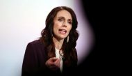 New Zealand Prime Minister Jacinda Ardern participates in a televised debate with National leader Judith Collins at TVNZ in Auckland, New Zealand, September 22, 2020. Fiona Goodall/Pool via REUTERS/File Photo