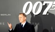 Actor Daniel Craig poses for photographers on the red carpet at the German premiere of the new James Bond 007 film 