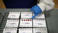 Blood samples are pictured during a clinical trial of tests for the coronavirus disease (COVID-19) antibodies, at Keele University, in Keele, Britain June 30, 2020. REUTERS/Carl Recine

Blood samples are pictured during a clinical trial of tests for the
