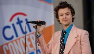 FILE PHOTO: Singer Harry Styles performs on NBC's 'Today' show in New York City, U.S., February 26, 2020. REUTERS/Brendan McDermid/File Photo
