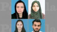 Clockwise from top-left: Madiha Khan, Hafsa Muhammad Abdullah, Haroon Ali, and Maria Aziz