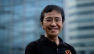 File photo of Filipino Nobel laureate Maria Ressa