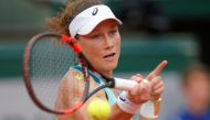 Samantha Stosur of Australia v Tsvetana Pironkova of Bulgaria - Paris, France - 1/06/16. Stosur returns the ball. REUTERS/Gonzalo Fuentes/File Photo