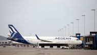 An Aegean Airlines Airbus A320neo is docked at a plane jetway of the Eleftherios Venizelos International Airport, in Athens, Greece, May 11, 2020. Reuters/Alkis Konstantinidis/File Photo