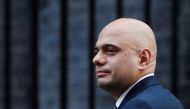 British Health Secretary Sajid Javid walks outside Downing Street in London, Britain, January 5, 2022. REUTERS/Toby Melville


