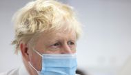 Britain's Prime Minister Boris Johnson visits Finchley Memorial Hospital, an NHS (National Health Service) community hospital, in North London, Britain January 18, 2022. Ian Vogler/Pool via REUTERS