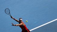 Belarus' Aryna Sabalenka in action during her third round match against Czech Republic's Marketa Vondrousova. (Reuters/Asanka Brendon Ratnayake)