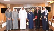 General Authority of Customs and Diplomatic Institute officials during the inauguration of a joint training package to enhance expertise of customs officials.