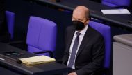 German Chancellor Olaf Scholz attends a session of the lower house of parliament Bundestag in Berlin, Germany, January 26, 2022. REUTERS/Michele Tantussi
