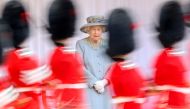 FILE PHOTO: Britain's Queen Elizabeth attends a ceremony marking her official birthday in the Quadrangle of Windsor Castle in Windsor, Britain June 12, 2021. Chris Jackson/Pool via REUTERS/File Photo

