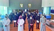 GAC officials with the new batch at the conclusion of the training course. 
