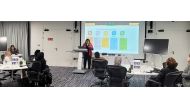 Prof. Shaheena Janjuha-Jivraj speaking to participants during the 'Resilient Leadership' masterclass.