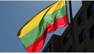 The flag of Lithuania. Photo by Ted, Wikimedia Commons.

