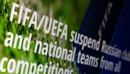 An announcement on the FIFA website is displayed in this illustration.