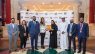 Officials of Ooredoo Qatar and Kidzmondo during the renewal of working relationship.