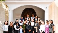 Galfar Al Misnad's employees at the celebration.