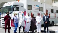 Participants from QLM Life & Medical Insurance Company and HMC officials the during blood donation drive.