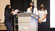 Students during the conference.