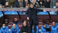 April 9, 2022 Tottenham Hotspur manager Antonio Conte reacts Action Images via Reuters/Molly Darlington
