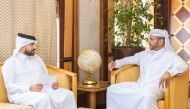  Hassad CEO Eng. Mohammed Al Sadah being interviewed by QNA 