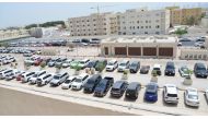 Vehicles seized by the officials 
