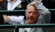 Boris Becker, coach of Serbia's Novak Djokovic on centre court before the resumption of his match against USA's Sam Querrey Reuters/Paul Childs/File Photo