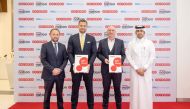 Ooredoo and Dell Technologies officials at the launch of the collaboration. 