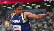 FILE PHOTO: Tokyo 2020 Olympics - Athletics - Women's Discus Throw - Final - Olympic Stadium, Tokyo, Japan - August 2, 2021. Kamalpreet Kaur of India in action REUTERS/Aleksandra Szmigiel/File Photo
