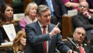 FILE PHOTO: British Labour Party opposition leader Keir Starmer gestures during Prime Minister's Questions at the House of Commons in London, Britain April 27, 2022. UK Parliament/Jessica Taylor/Handout via REUTERS 