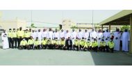 Officials along with inspectors at the launch of the cleanliness drive. 