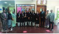  Birla Public School team with teachers and officials.