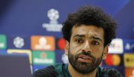 Liverpool's Mohamed Salah during the press conference Action Images via Reuters/Jason Cairnduff