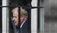 British Prime Minister Boris Johnson leaves from the back entrance of Downing Street in London, Britain June 6, 2022. Reuters/Toby Melville