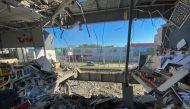 A view shows a supermarket in a shopping mall damaged by a Russian missile strike, as Russia's attack on Ukraine continues, in Kharkiv, Ukraine June 8, 2022. REUTERS/Vitalii Hnidyi
