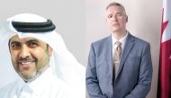 Tareq Zainal, Chief Financial & Human Resources Officer of beIN Media Group (left) and AFG College Principal Brian Buckley