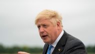 British Prime Minister Boris Johnson arrives at RAF Brize Norton in Oxfordshire, Britain June 18, 2022. Joe Giddens/Pool via REUTERS/File Photo